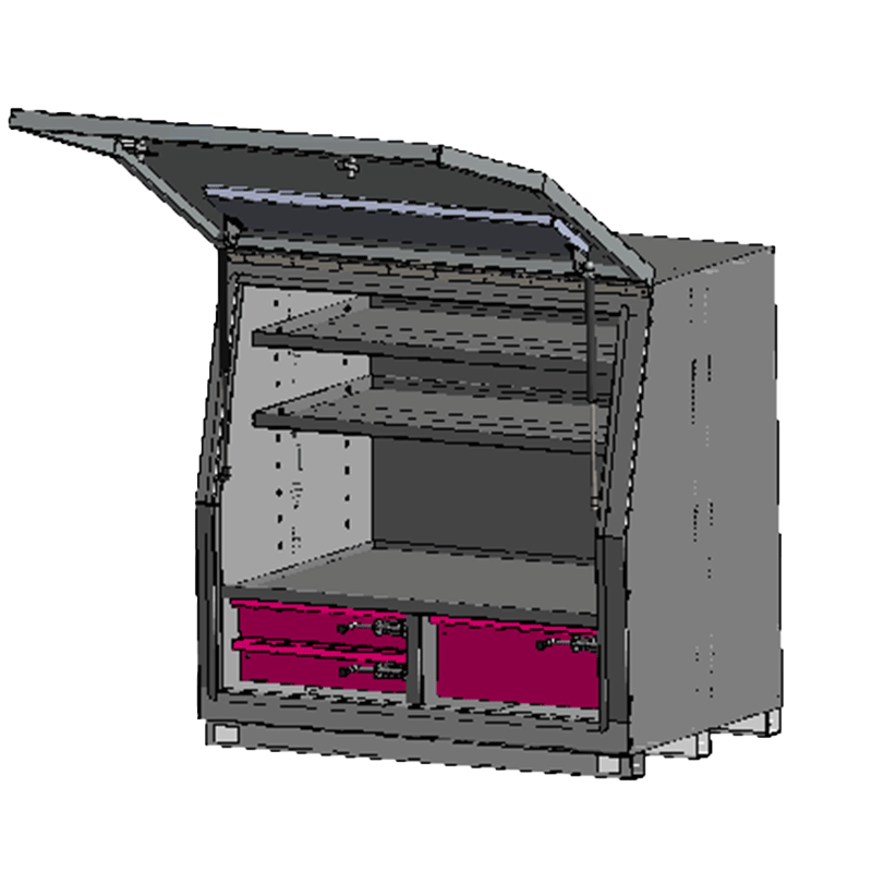 900 PD AH Ute Toolbox