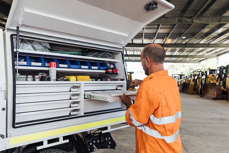 Sitec complete ute toolbox working setup