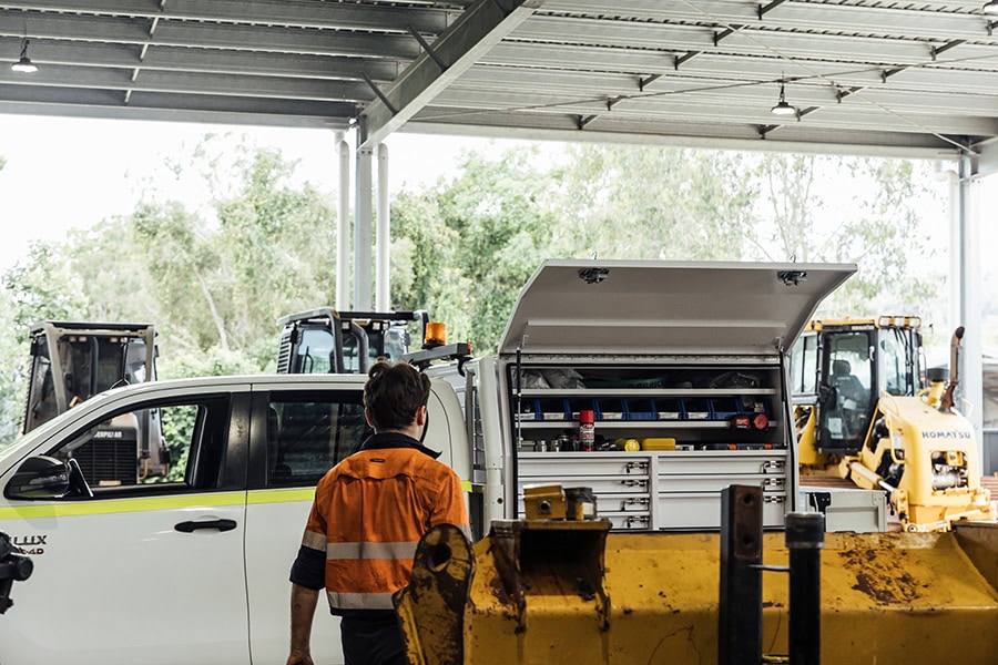 Sitec 1400mm ute toolbox setup